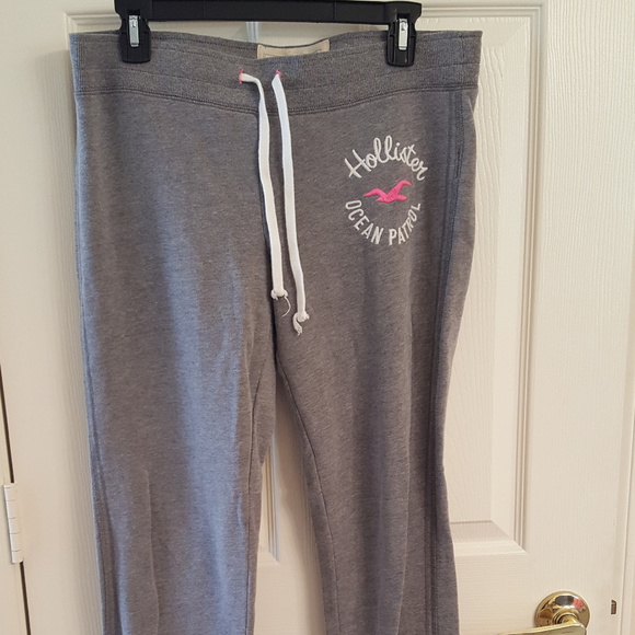 hollister gray sweatpants
